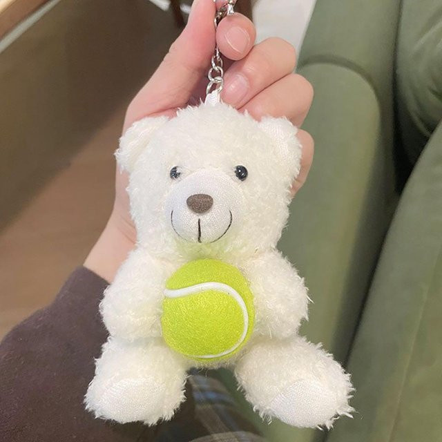 Schlüsselanhänger Linyi toy, kleiner Bär, grau, Unisex - Bild 1