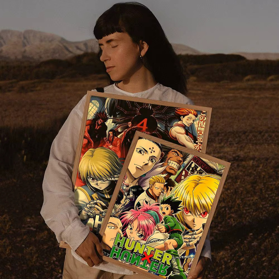 Beast Kingdom Anime Hunter X Hunter Classic Movie Whitepaper Poster, wasserfester Aufkleber in Multicolor, B/H: 15 x 10 cm - Bild 2