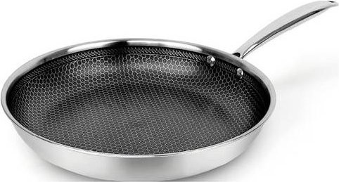 Qulinart by Brandt Pfanne mit Antihaftbeschichtung aus Aluminium und Edelstahl in Silber, Durchmesser: 28 cm - Bild 1