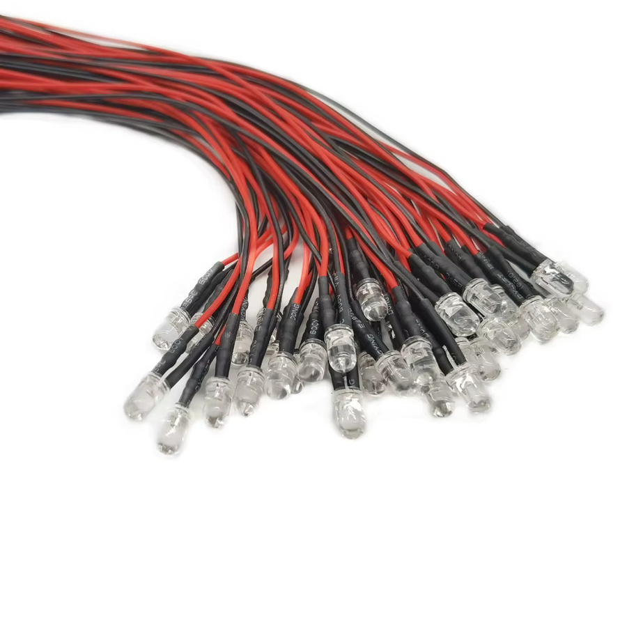 SUNSPURT RGB-UV-Leuchtdiode Set mit Kunststoffhalter, vorverdrahtet, wasserklar, Farben: Rot, Grün, Blau, Weiß - Bild 4