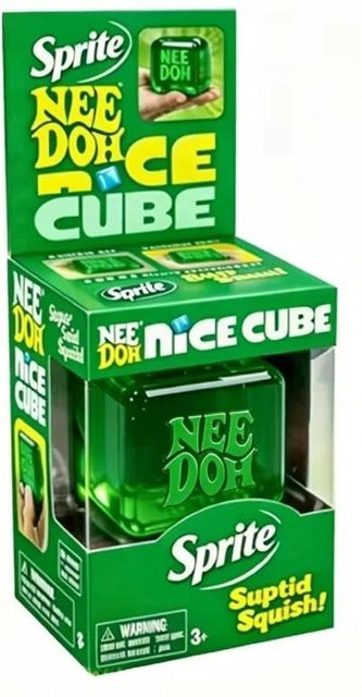 Schylling Needoh Nice Cube Squishy, Knetwürfel, Sensorisches Spielzeug - Bild 1