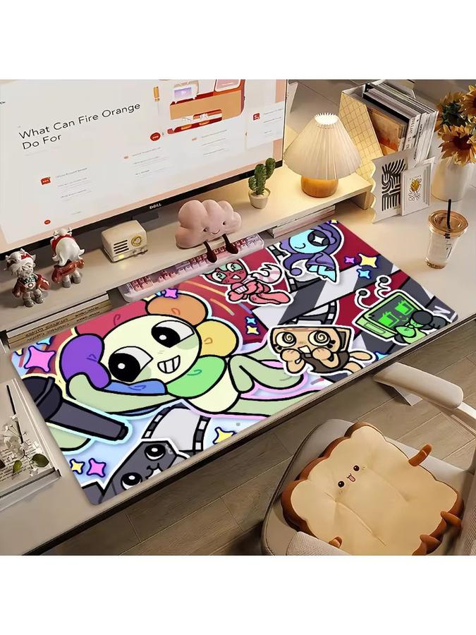 Potdemiel Game D-DandyS W-World-S Mauspad aus rutschfestem Leder in Multicolour als große Schreibtischunterlage für Gamer und Büro - Bild 3