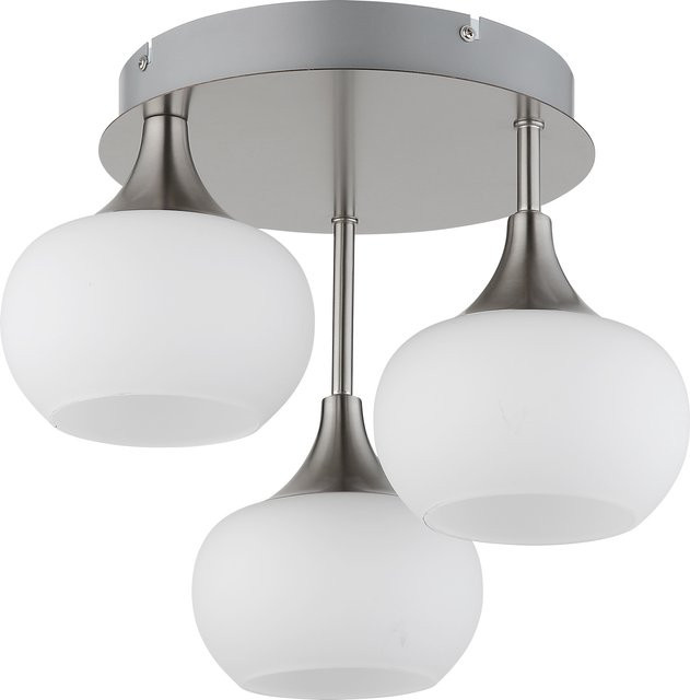 Deckenleuchte LUI von GLOBO Lighting in Nickel Matt und Grau - Bild 1