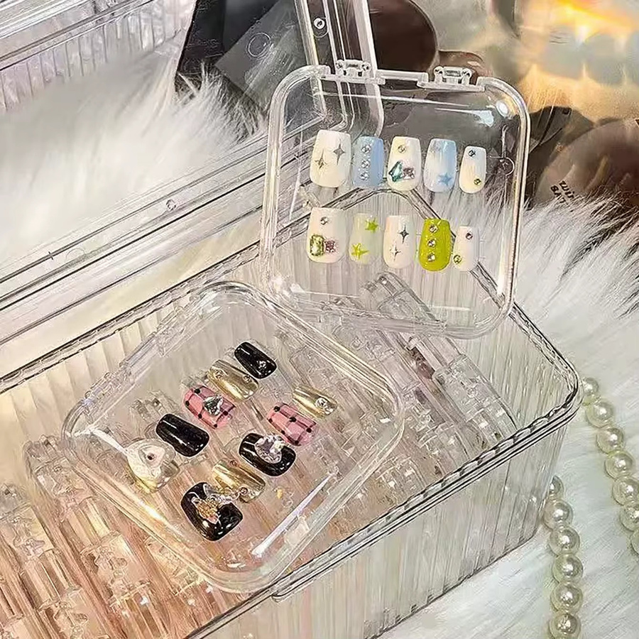 MIANEL NAIL Nagelaufbewahrungsbox, transparent, staubdicht - Bild 2