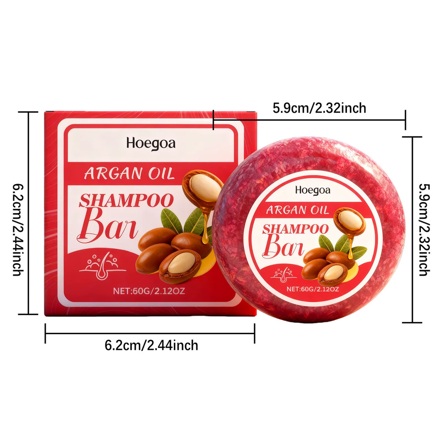 HOEGOA Shampoo Bar, 60 g, für fettiges Haar, Unisex - Bild 4