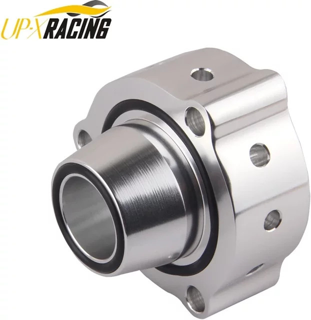VOLM Blow Off Ventiladapter für Audi S3 A3 A4 A6 A5 S5 TT TTRS 1,4 1,8 2,0 VAG TFSI in Silber - Bild 1