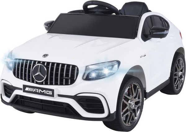 Mercedes AMG Kinder-Elektroauto GLC 63S Coupé mit Fernbedienung Weiß