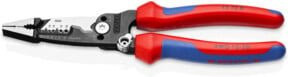 Knipex Multifunktions-Elektrikerzange WireStripper amerikanisches Modell, schwarz atramentiert, Mehrkomponenten-Griff, 200 mm - Bild 1