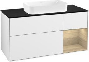 V&B Waschtischunterschrank Finion in Weiß lackiert, Breite: 120 cm, Tiefe: 50,1 cm, Höhe: 50,1 cm - Bild 1