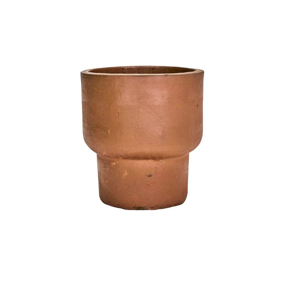 House Doctor Keramiktopf Terra in antik braun für Zimmerpflanzen und Außenbereich Durchmesser: 40 cm - Bild 1