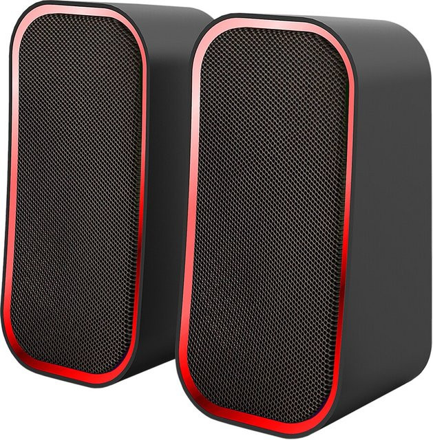 Speedlink Token RGB Gaming Stereo Speaker, Schwarz - Bild 1