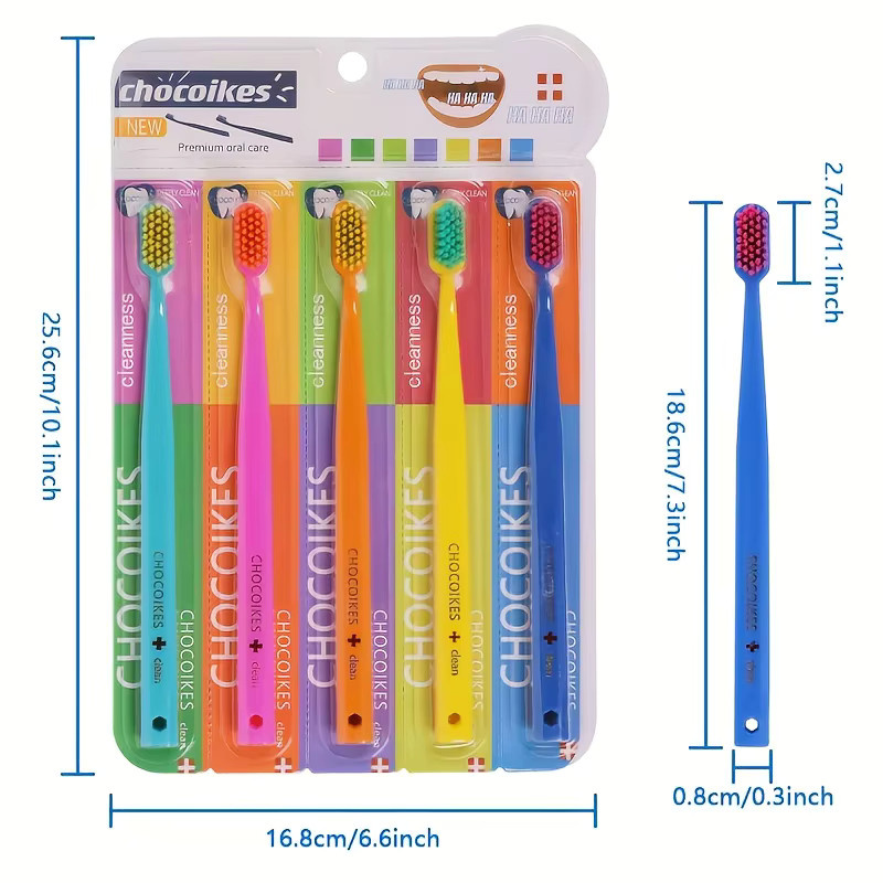 Swiss Caring Zahnbürstenset, 5er-Pack, Unisex - Bild 3