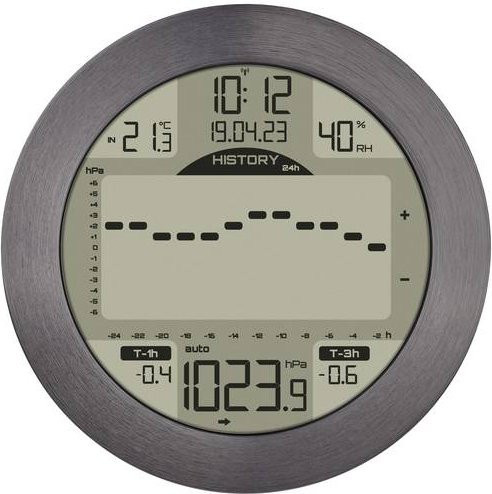 TFA Dostmann Maritime Digitale Wetterstation METEOMAR 35.1124.10 in Silber und Grau - Bild 1