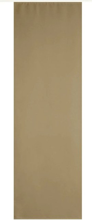 Bestlivings Gardine blickdicht aus Mikrofaser in Taupe Dunkel, Breite: 60 cm, Höhe: 245 cm