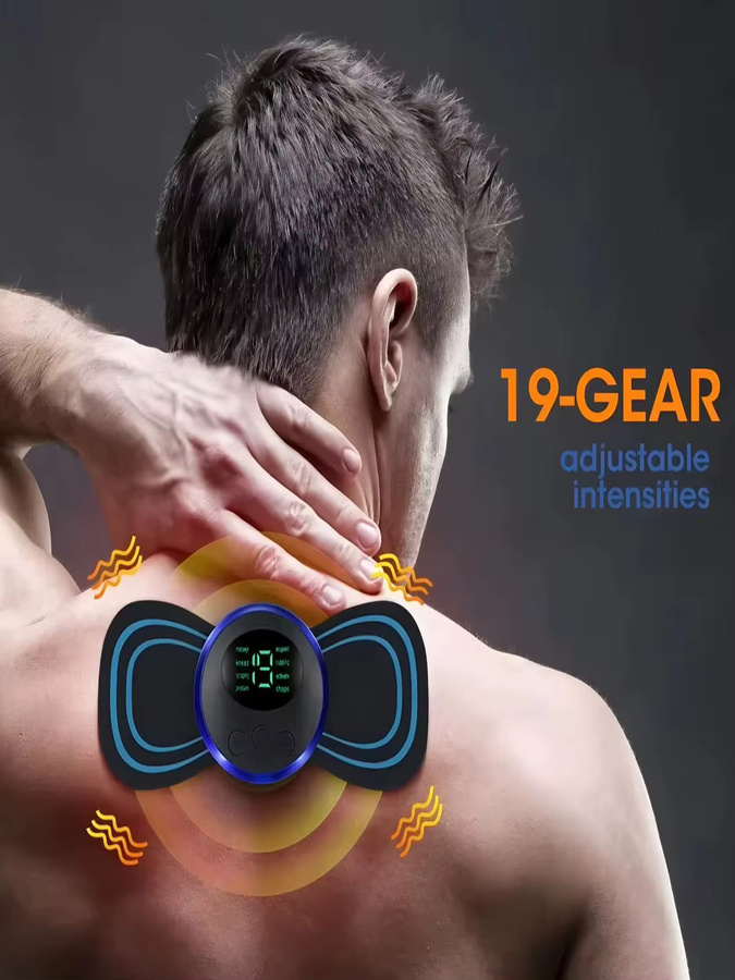AXH Elektrisches EMS Nackenmassagegerät mit Gel-Pad, Körperpflege - Bild 4