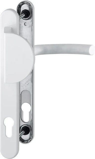 Hoppe Schmalschild-Wechsel-Garnitur Lima Aluminium für Profiltüren in Silber - Bild 1