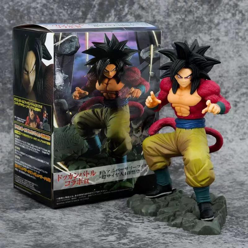 Yiran toy 1 Dragon Ball Z Son Goku SSJ4 Figur PVC Action Modell Set - Bild 2