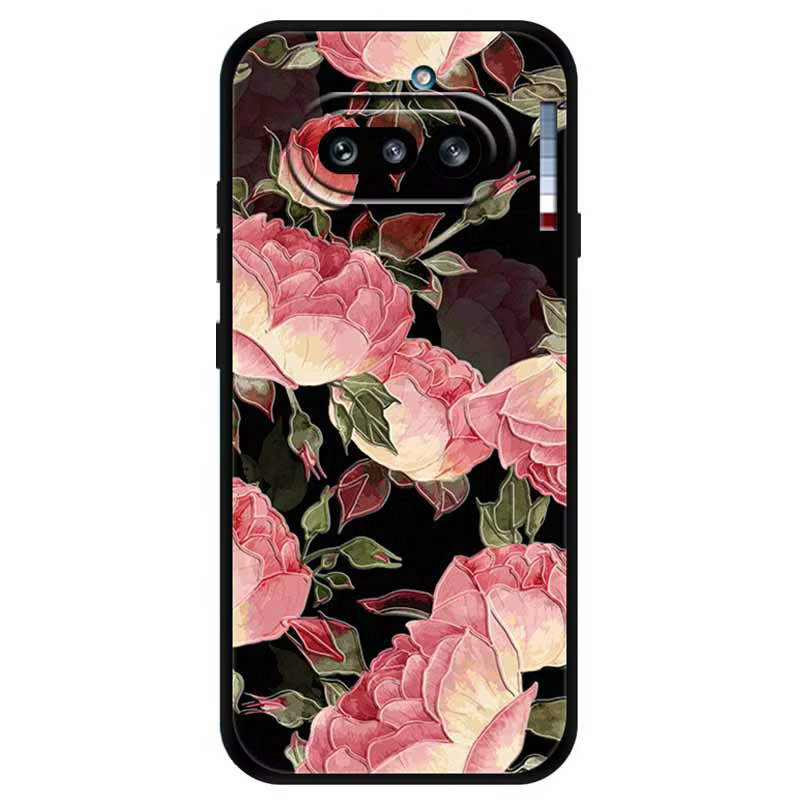 Weiche Silikon-Handyhülle mit 3D-Relief-Blumen-Design für Nothing Phone (4a) 5G, Multicolour - Bild 2