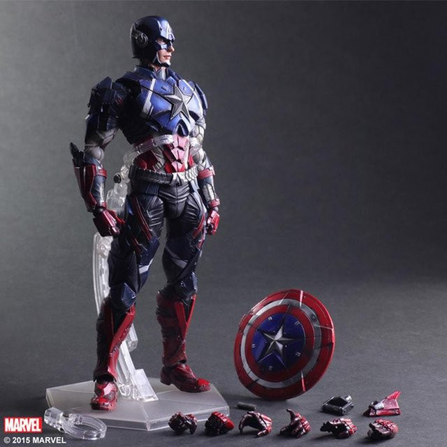 Marvel The Avengers Captain Americas Charaktermodell, weiß, ab 14 Jahre - Bild 1