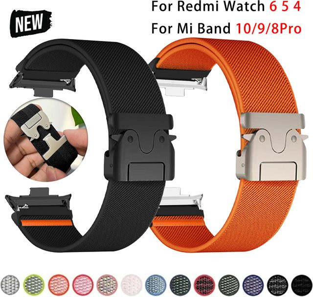 XIAOMI Uhrenarmband Nylon, Edelstahl, Unisex - Bild 1