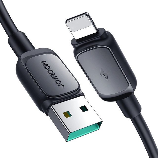 Joyroom Daten- und Ladekabel USB-A auf Lightning S-A14, 18W, Schwarz, Länge: 1,2 m - Bild 1
