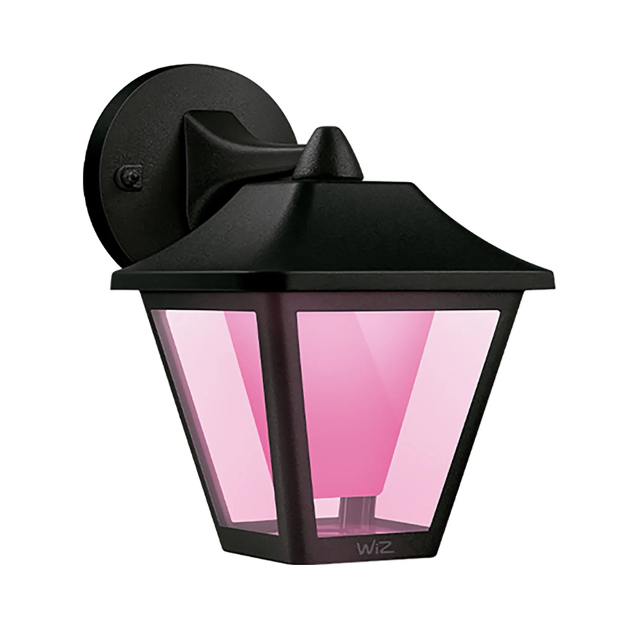 WiZ Classic RGBW LED-Außenwandleuchte Smart WLAN Schwarz B/H/T: 22,8 x 22,7 x 1,0 cm - Bild 2