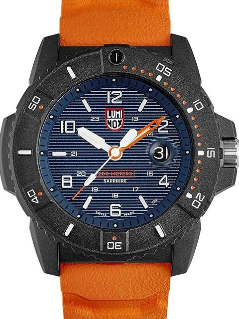 Luminox Taucheruhr, Quarz, Karbon, 45 mm, Blau, Herren - Bild 1