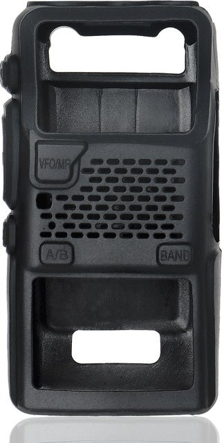 Baofeng UV-5RH PRO MAX Schutzhülle aus Gummi in Schwarz für UV-5RM AR-5RM UV 5RM 5RH Funkgeräte - Bild 1