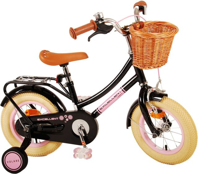 TPFSports Excellent Kinderfahrrad, Mädchen, 12 Zoll, Schwaz, Rücktritt + Handbremse - Bild 1