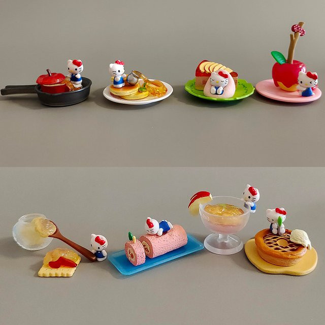 Rement Sanrio Hello Kitty Apfelwald-Süßigkeiten Blind Box, Einzelfigur - Bild 1