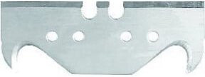 LUTZ BLADES Doppelschliffklingen aus Stahl, Farbe: Silber, B/H/D: 50,7 x 18,5 x 0,65 mm, 10er Packung - Bild 1