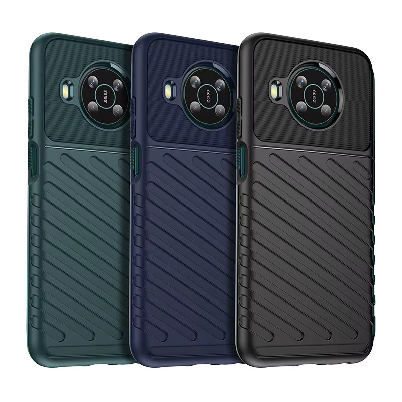 Stoßfeste Silikon Handyhülle für Nokia x100 in Schwarz - Bild 3