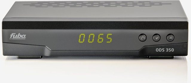 Fuba ODS 350 HDTV Sat-Receiver in Schwarz mit DVB-S/S2 und LED-Anzeige - Bild 1