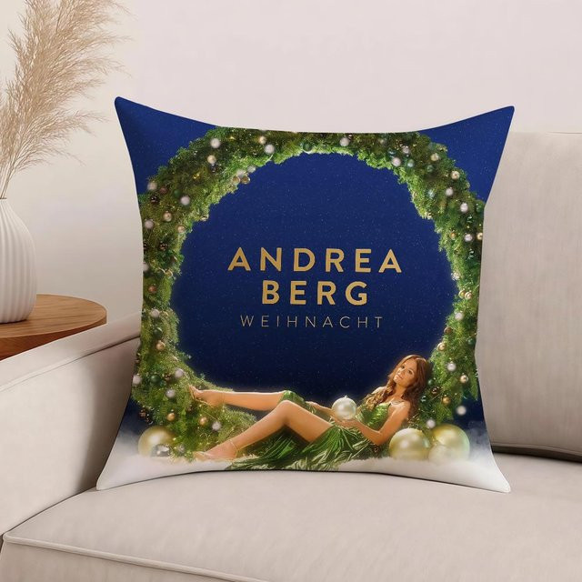 Dekorativer Kissenbezug Andrea Berg von Panika Chen in Multicolor, Peach Skin, B/B: 70 x 70 cm - Bild 1