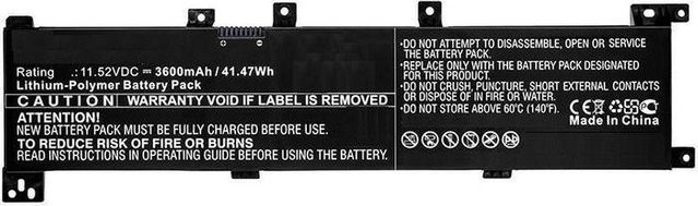 CoreParts MBXAS-BA0183 Ersatzakku für Asus Notebook in Schwarz mit 3600 mAh - Bild 1