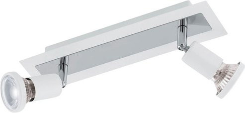 Eglo Spot SARRIA 2-flgige Deckenleuchte in Weiss mit GU10 Fassung - Bild 1