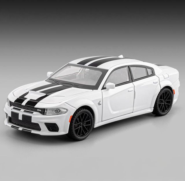 Linyi toy car Dodge Charger Srt Super Sportwagen, Modellauto, 1:32, Metall, ab 14 Jahren - Bild 1