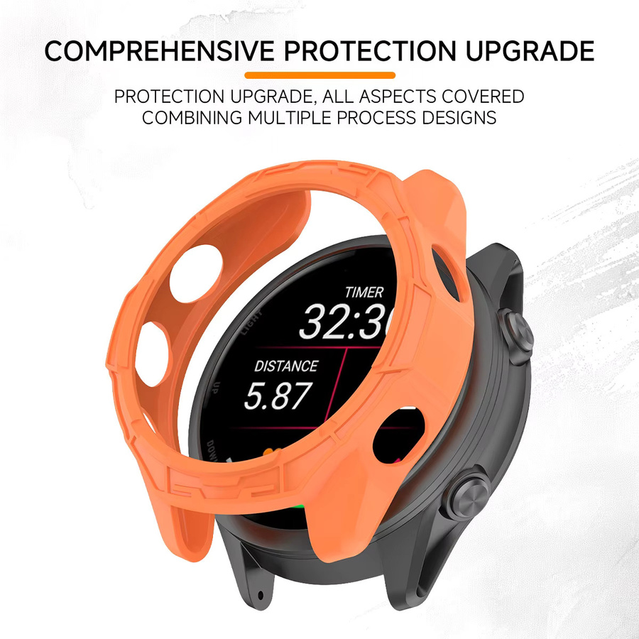 CHIICSMART Schutzhülle für Garmin Forerunner 570, Silikon, Green, Unisex - Bild 3