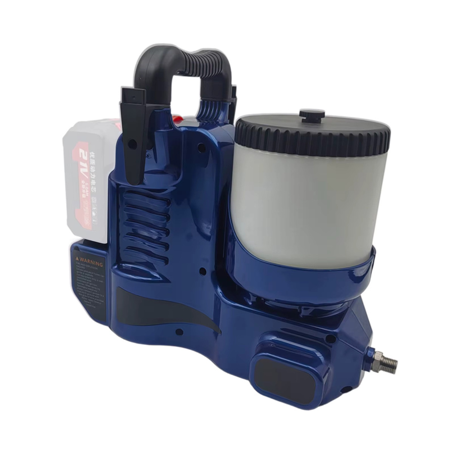 Podofo Hochdruck-Airless-Spritzgerät 21V, kabelloser elektrischer Airless-Farbsprüher mit bürstenlosem Motor und Makita-Akku-Schnittstelle, Blau, 1,7 l - Bild 5