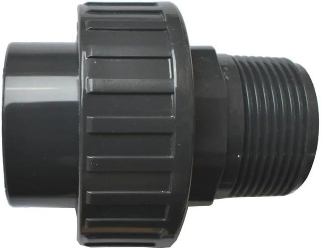 Cepex PVC-U Rohrverbinder Klebemuffe Kopplung Schwarz 25mm - Bild 1