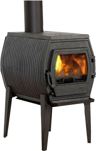 GLOBEFIRE Gussofen Charon I aus Gusseisen in Schwarz mit 7 kW Leistung - Bild 1