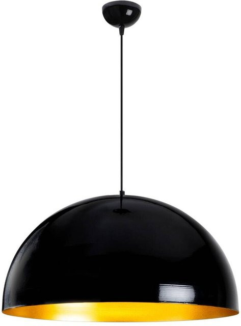 Opviq Pendelleuchte Berceste aus Metall in Schwarz mit E27 Fassung, B/H/T: 60 x 126 x 60 cm - Bild 1