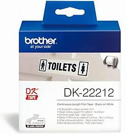 Brother Endlos-Etikett DK-22212 Thermofilm in Weiß, Breite: 6,2 cm, Länge: 15,24 m - Bild 2