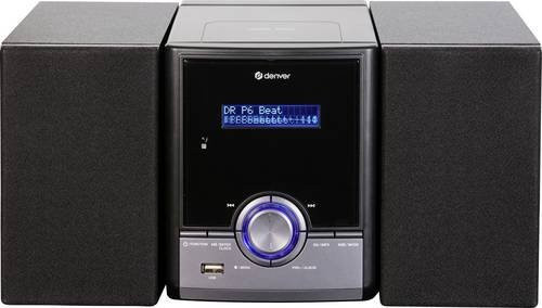 Denver MDA-285 Stereoanlage mit DAB+, UKW, CD, Bluetooth und MP3 in Schwarz - Bild 1