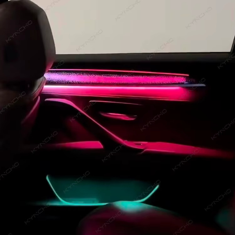 KYNCHO LED-Ambientebeleuchtungs-Kit für BMW 5er F10 mit RGB-Farben und Bluetooth-App-Steuerung in Multicolour - Bild 3