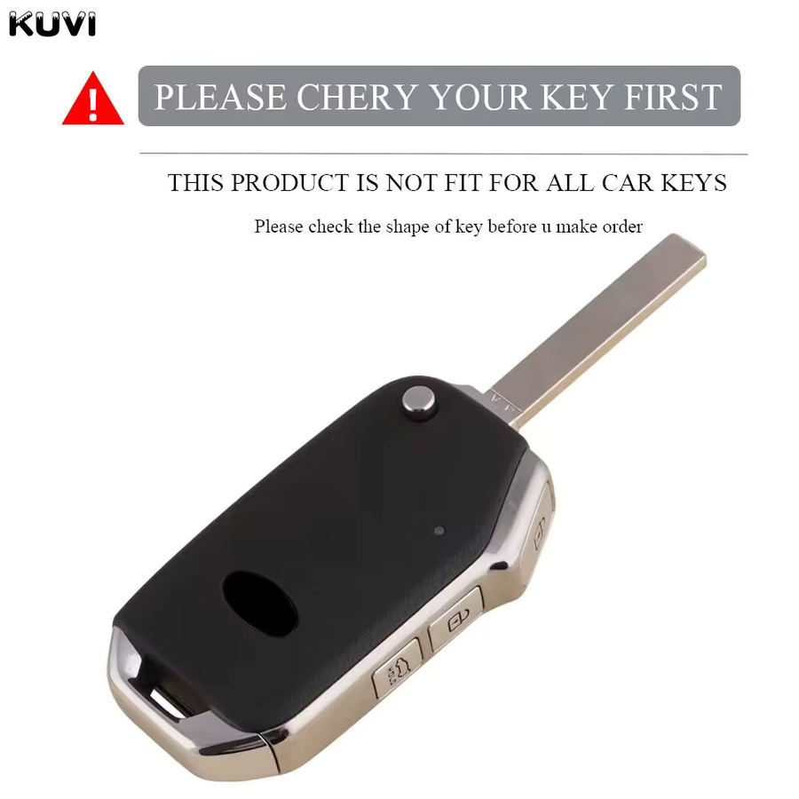 Schutzhülle aus TPU für KIA Fernbedienung Schlüssel Fob, Farbe: Schwarz, Marke: Kuvi, passend für Sportage R, GT, Stinger, GT, Sorento, Ceed, CD und Cerato Forte - Bild 2