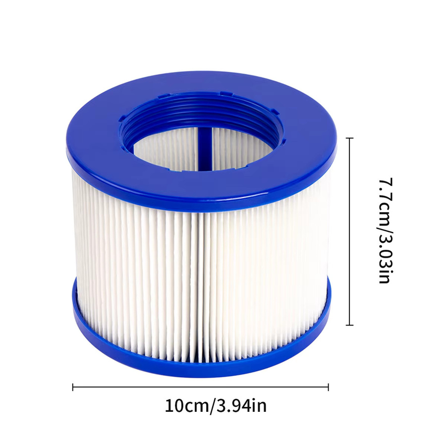 Arebos Filterpatrone für Clever Spa aufblasbare Massage-Whirlpools, Blau, B: 7,5 cm, H: 10 cm - Bild 2