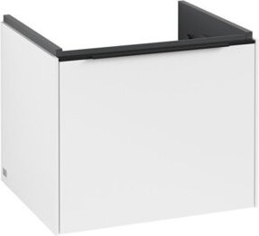 Villeroy & Boch Waschtischunterschrank Subway 3.0 in Weiß, Wandmontage mit integrierter LED-Beleuchtung und internen Schubladen, B/T/H: 52,3 x 42,9 x 44,8 cm - Bild 1