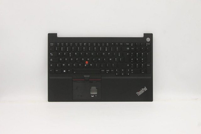 Lenovo Ersatzteil Cover Upper mit Tastatur in Französisch, Hintergrundbeleuchtung und Fingerabdrucksensor, Schwarz (5M11A36299) - Bild 1