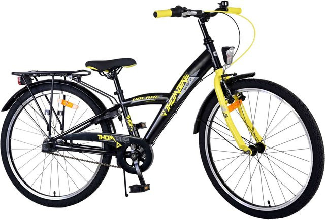 TPFSports Thombike Kinderfahrrad, Jungen, 24 Zoll, 3 Gänge, Gelb - Bild 1